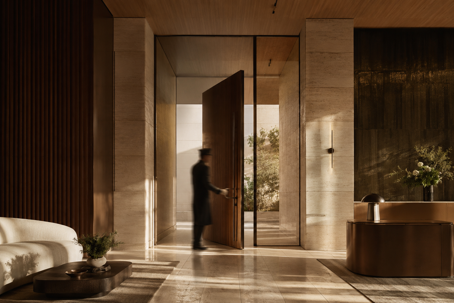 Savoy Concierge — entrance of a premium residential building